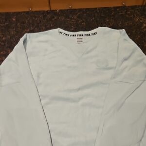 PINK Victoria's Secret Light Blue Sweatshirt
